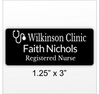 Custom Engraved Employee Name Badges – Two-Tone Acrylic