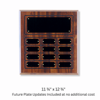 Traditional Perpetual Recognition Plaque | Lifetime Name Plate Updates