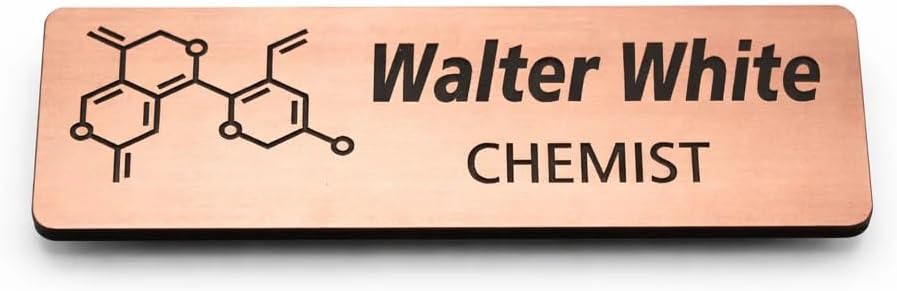 Custom Engraved Employee Name Badges – Two-Tone Acrylic