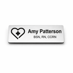 Custom Engraved Name Badges – Two-Tone Acrylic