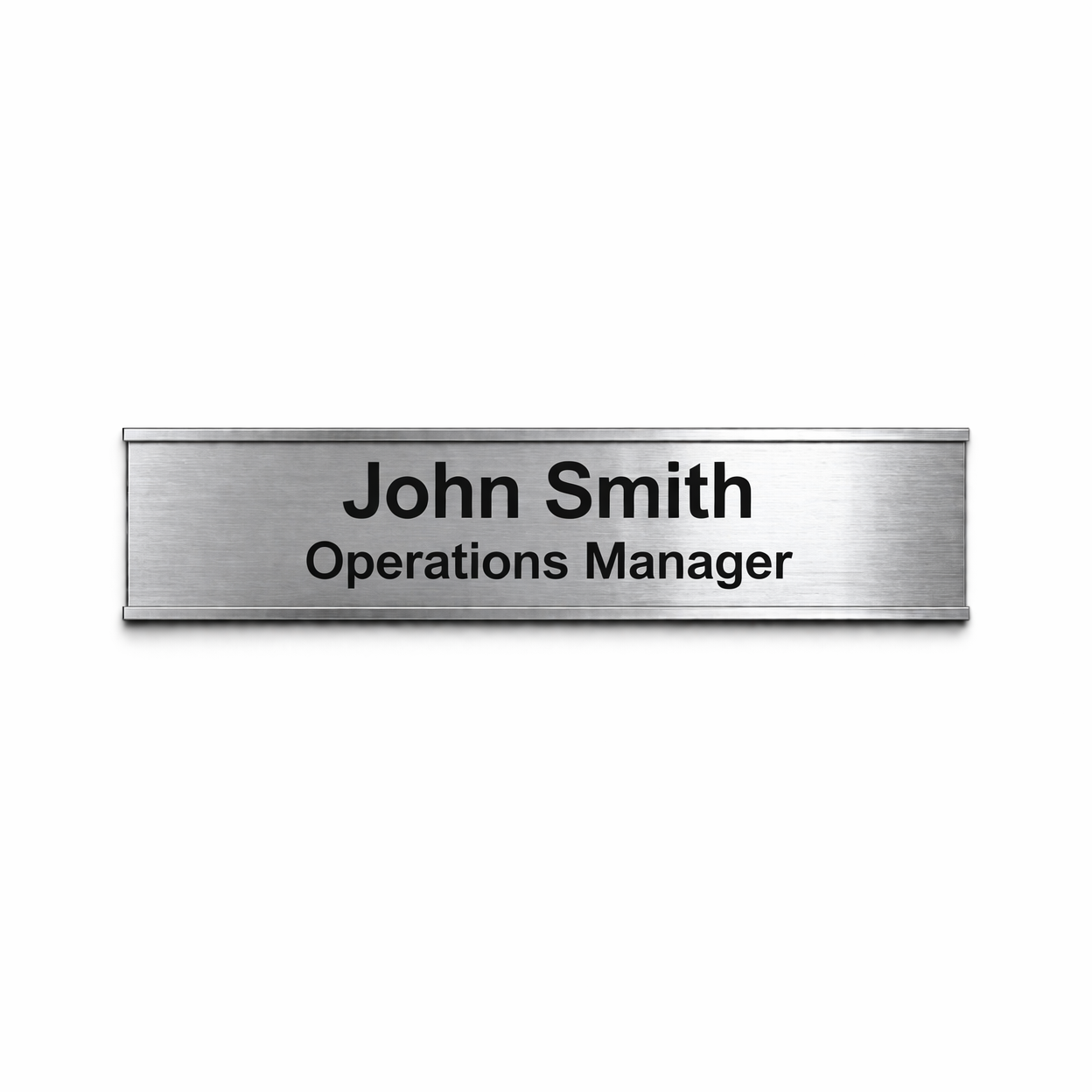 Custom Engraved Office Nameplates — Professional Name & Title Signs