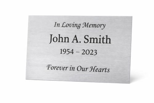 Custom Engraved Memorial Plaque — Lasting Tribute Plate