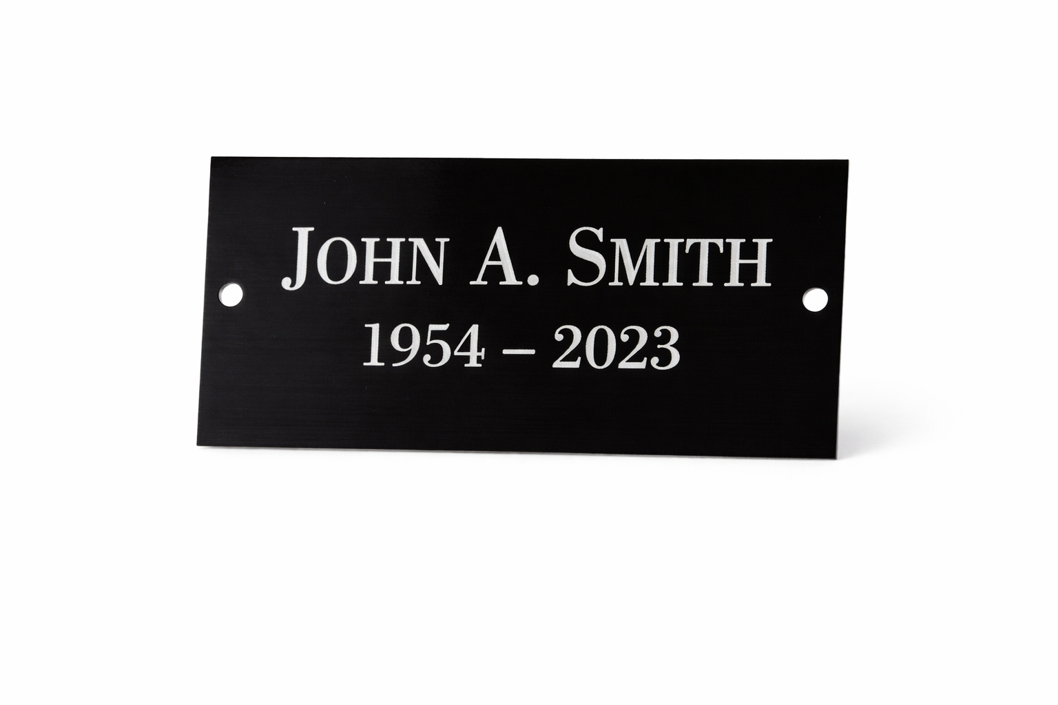 Custom Engraved Urn Plates — Name and Dates