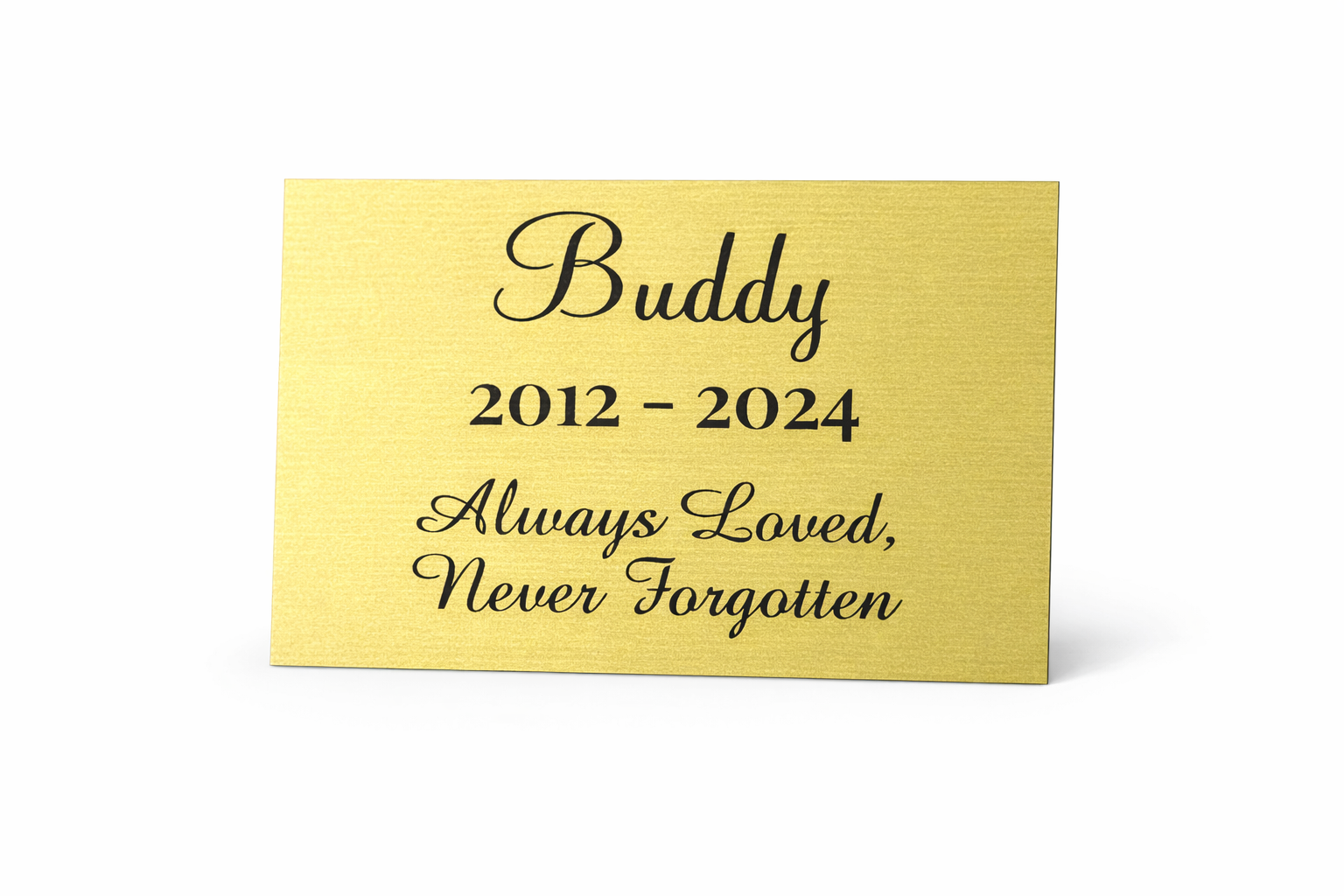 Custom Engraved Urn Plates — Name and Dates