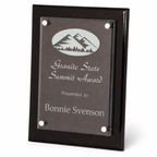 Granite State Summit Award plaque with engraved text on a white background