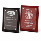 Floating Glass Piano Finish Recognition Plaque