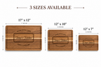 Custom Engraved Cutting Board | Personalized Acacia Wood Serving Board