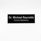 Custom Engraved Office Nameplates — Professional Name & Title Signs