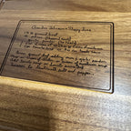 Custom Engraved Cutting Board | Personalized Acacia Wood Serving Board