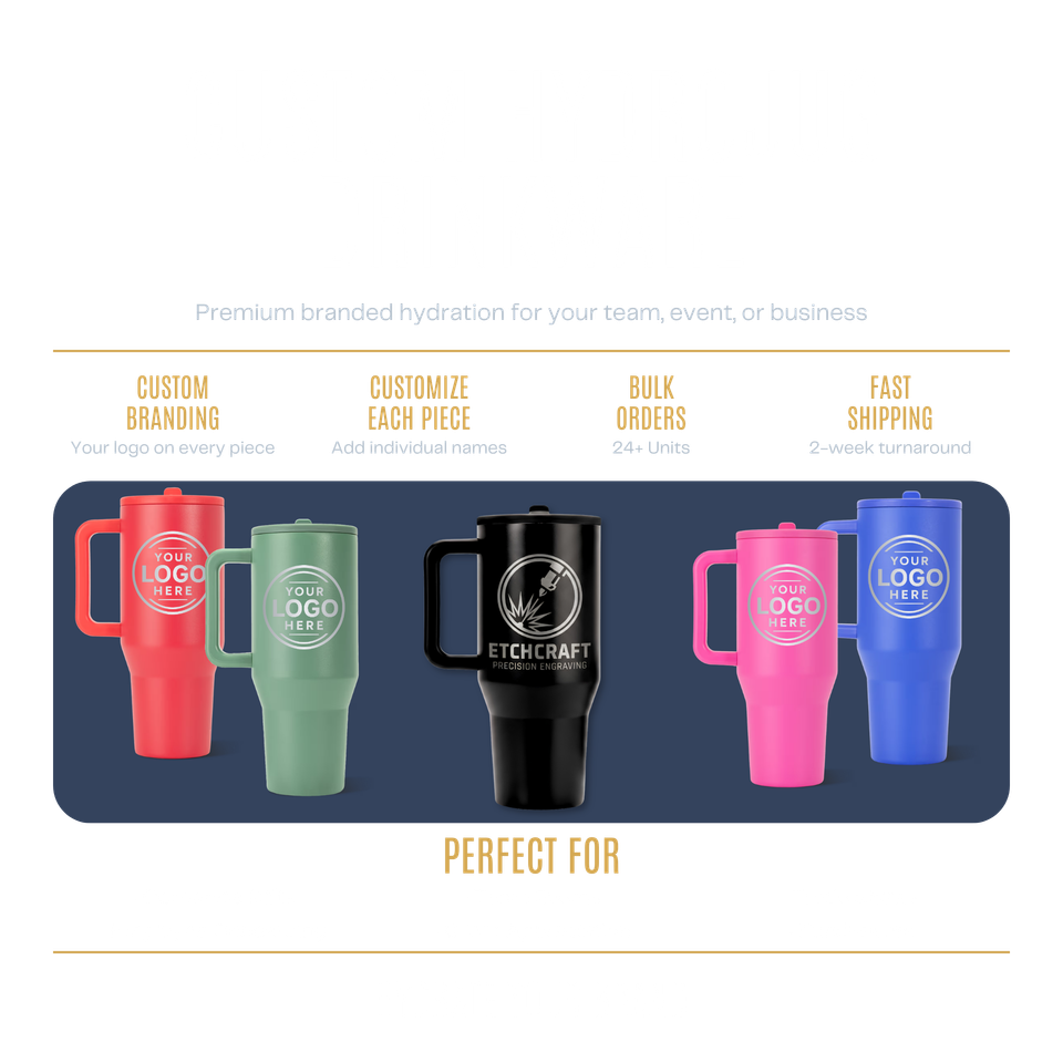 Custom Engraved HydroJug Traveler 32oz (24+ Units) | Bulk Corporate Drinkware