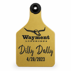 Ritchey Livestock Ear Tags | Custom Engraved Cattle & Sheep ID